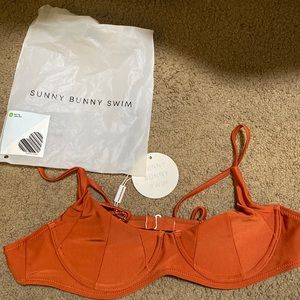 Sunny bunny swim Nora bikini top size large